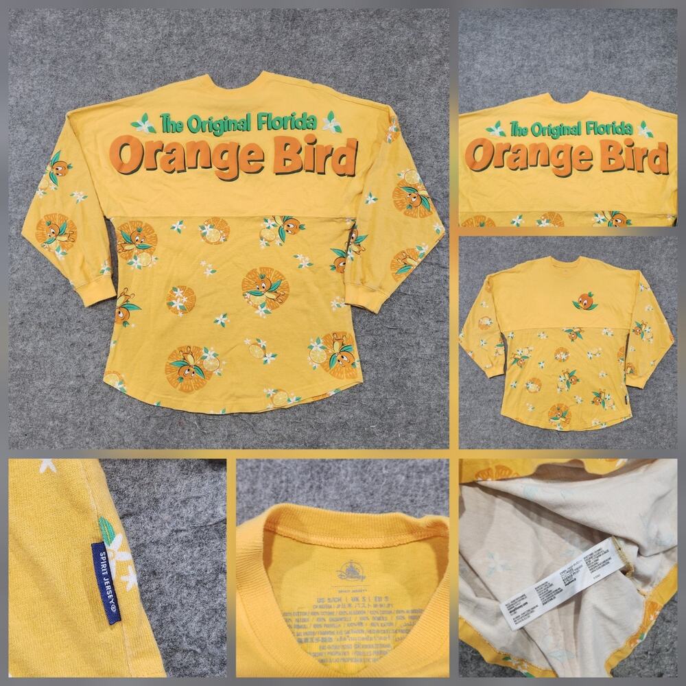 Walt Disney The Original Orange Bird Spirit Jersey Adult S Small T Shirt